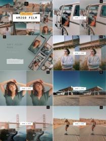 CreativeMarket - Amigo Film - 4 Lightroom Preset Pack 4868905