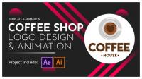 Videohive - Coffee Shop Logo Design and Animation - 28601763