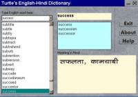 TurtleEngHindi Dictionary [by THE RAIN]