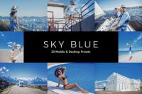 20 Sky Blue Lightroom Presets & LUTs