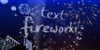 Videohive - Text Fireworks 307544