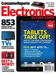 Consumer Reports [2011] Electronics Buying Guide