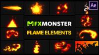 Videohive Flame Elements  After Effects 28890319