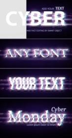 Cyberpunk Style Text Effect 385543643