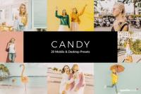 CreativeMarket - 20 Candy Lightroom Presets & LUTs 5442976