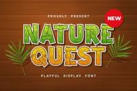 Nature Quest Font