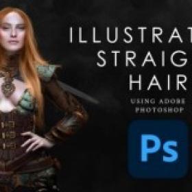 Hair Painting for Beginners Illustrating Straight Hair[UdemyLibrary.com]