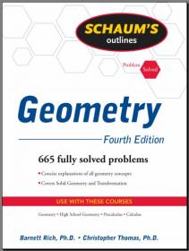 Schaum's Outline of Geometry - 4th Edition