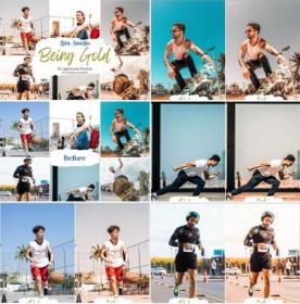 CreativeMarket - Being Gold Lightroom Presets 5482345