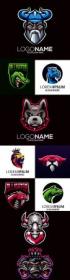 Emblem mascot and Brand name logos design 19