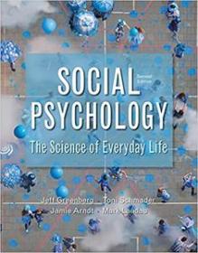 Social Psychology - The Science of Everyday Life, 2nd Edition