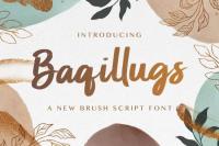 Baqillugs - Brush Script Font