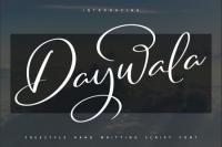 Daywala  Handwritting Script Font