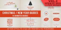 Videohive - Christmas - New Year Badges 6020452