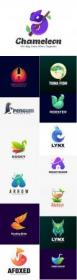 Logo illustration gradient colorful style