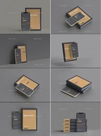 GraphicRiver - 2020 Smart Phone 12 Mockups with Book Cover 29123345