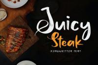 Juicy Steak - Handwritten Font