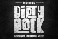 Dirty Rock - Unique Display Font