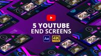 Videohive YouTube End Screens Vol.4  After Effects 29369285