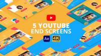 Videohive - Youtube End Screens Vol.3  After Effects 29368356