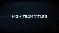 Videohive - High Tech Titles & Logo 4158800