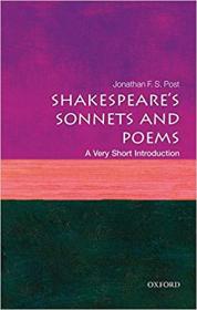 Shakespeare's Sonnets and Poems - A Very Short Introduction