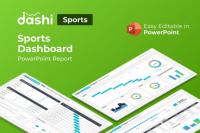 Dashi Sports - Sports Dashboard PowerPoint Report