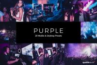 20 Purple Lightroom Presets & LUTs
