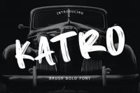 Katro Brush Bold Font