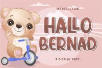 Hallo Bernad Display Font