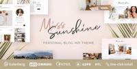 ThemeForest - Miss Sunshine v1.0.3 - Lifestyle & Beauty Women Blog - 23840170