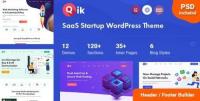 ThemeForest - Qik v1.0.1 - SaaS Startup WordPress Theme - 25955907