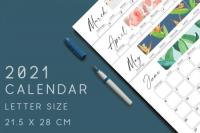 CreativeMarket - Calendar 2021 5614677
