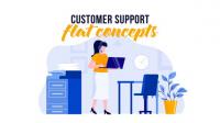 Videohive - Customer support - Flat Concept 29529589