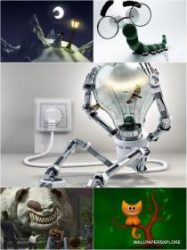 30 Creative 3D Humor Best Wallpapers