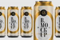 CreativeMarket - Beer - Soda Can Mockup - Larger 4928128