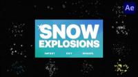 Videohive - Snow Explosions  After Effects 29521504