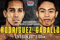 Emmanuel Rodriguez vs  Reymart Gaballo & Undercard 19 12 2020