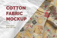 CreativeMarket - Cotton Fabric Mockup 5632631