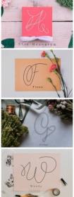 Thin Monogram - Handwritten Script Font