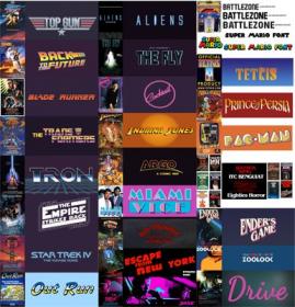 30 Movies & Games Fonts Collection