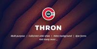 ThemeForest - Thron v1.0 - Creative One Page Template - 23511629