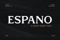 Espano - A Heavy Serif Font