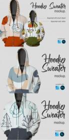 CreativeMarket - Hoodie Sweater  Mockup 5754511