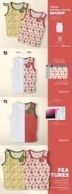 CreativeMarket - Topview Half Sleeve Girl Top Mockup 5162087