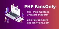 CodeCanyon - PHP FansOnly Patrons v1.6 - Paid Content Creators Platform - 29637680 - NULLED