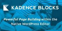 Kadence Blocks Pro v1.4.18 - Advanced Page Building Blocks for Gutenberg - NULLED