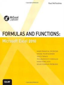 Formulas and Functions - Microsoft Excel 2010