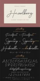 Havelberg - Elegant Handwriting Signature Font