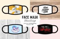 Face Mask Mockup with 16 Bonus Images 7788428